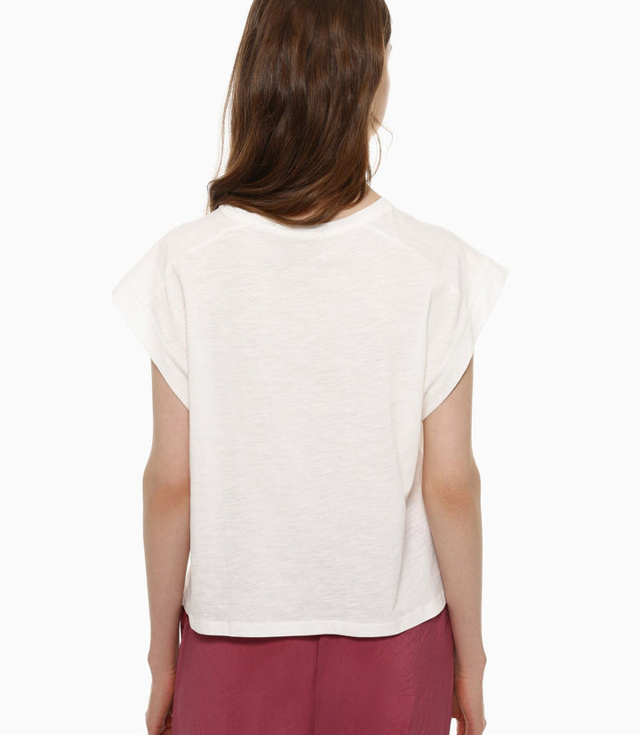 Moudda Lefties - T-Shirt Slub - Acid Wash Uni Fille D4 - Tunisie 4