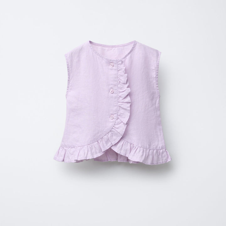 Moudda ZARA - Chemise Enfant Lin - Volants & Twinset - Tunisie 1