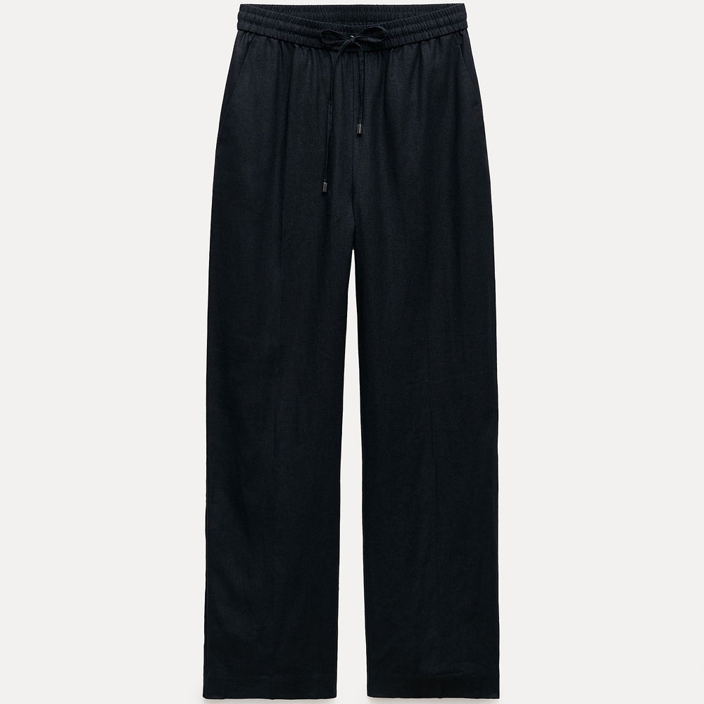 Moudda ZARA - Pantalon droit en lin taille élastique - Tunisie 2