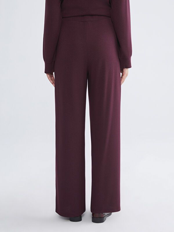 Moudda LC Waikiki - Pantalon en jersey Femme Bordeaux - Tunisie 4