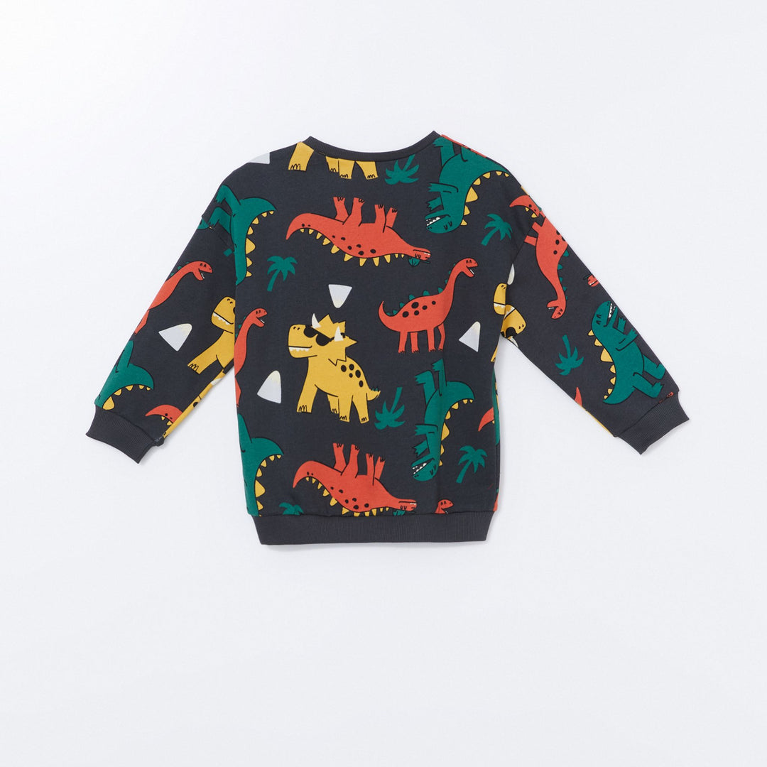 Moudda LC Waikiki - Sweatshirt en jersey Garçon Impression anthracite - Tunisie 3