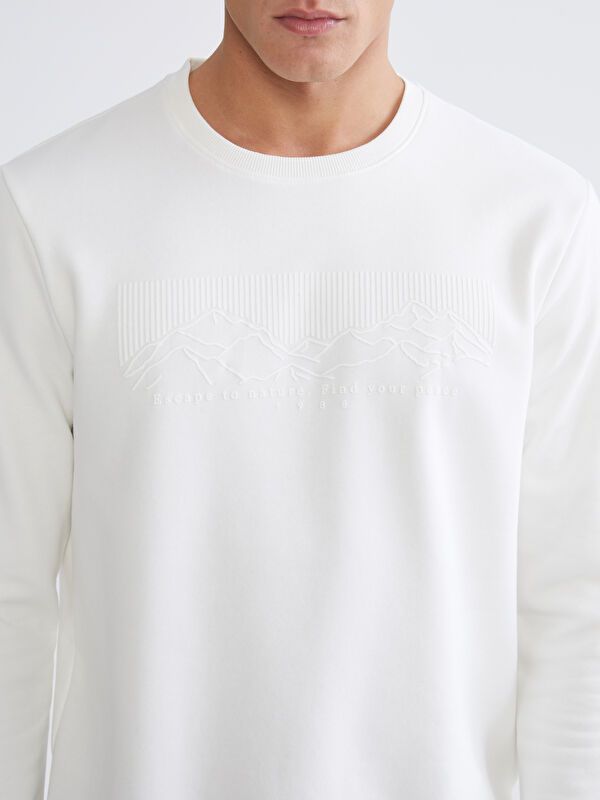 Moudda LC Waikiki - Sweatshirt imprimé basique - Tunisie 3