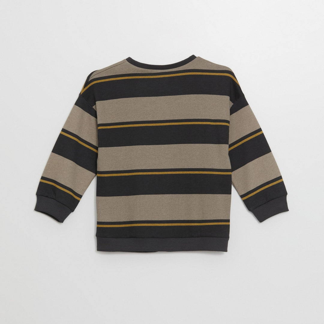 Moudda LC Waikiki - Sweatshirt en jersey Garçon Bande d'anthracite - Tunisie 3