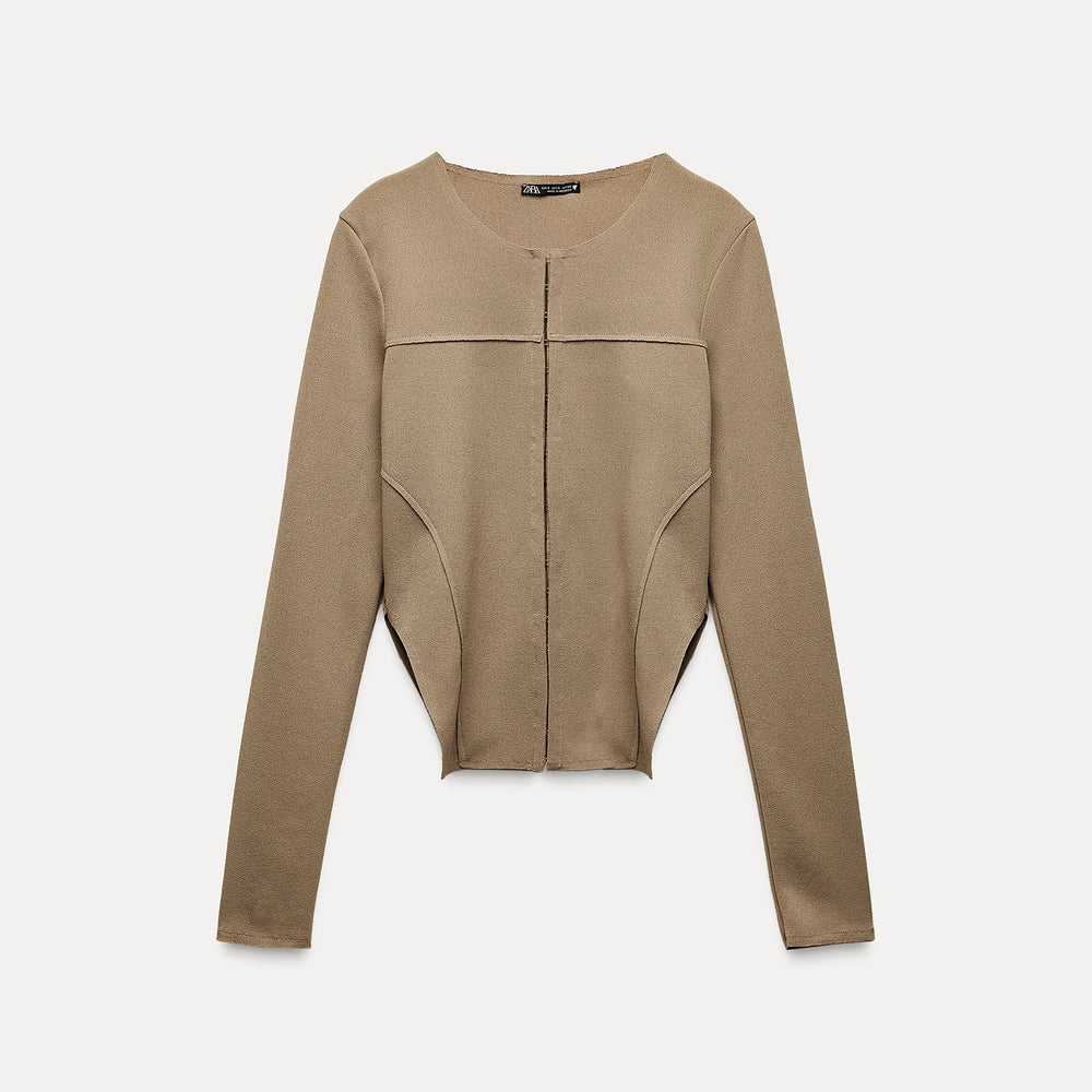 Moudda ZARA - Top crochets manches longues crêpe - Tunisie 2