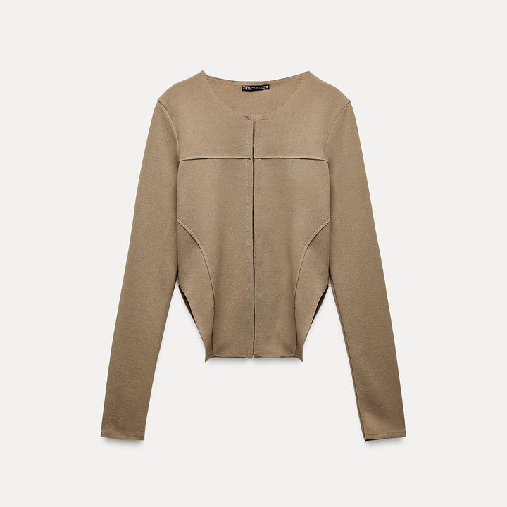 Moudda ZARA - Top crochets manches longues crêpe - Tunisie 2