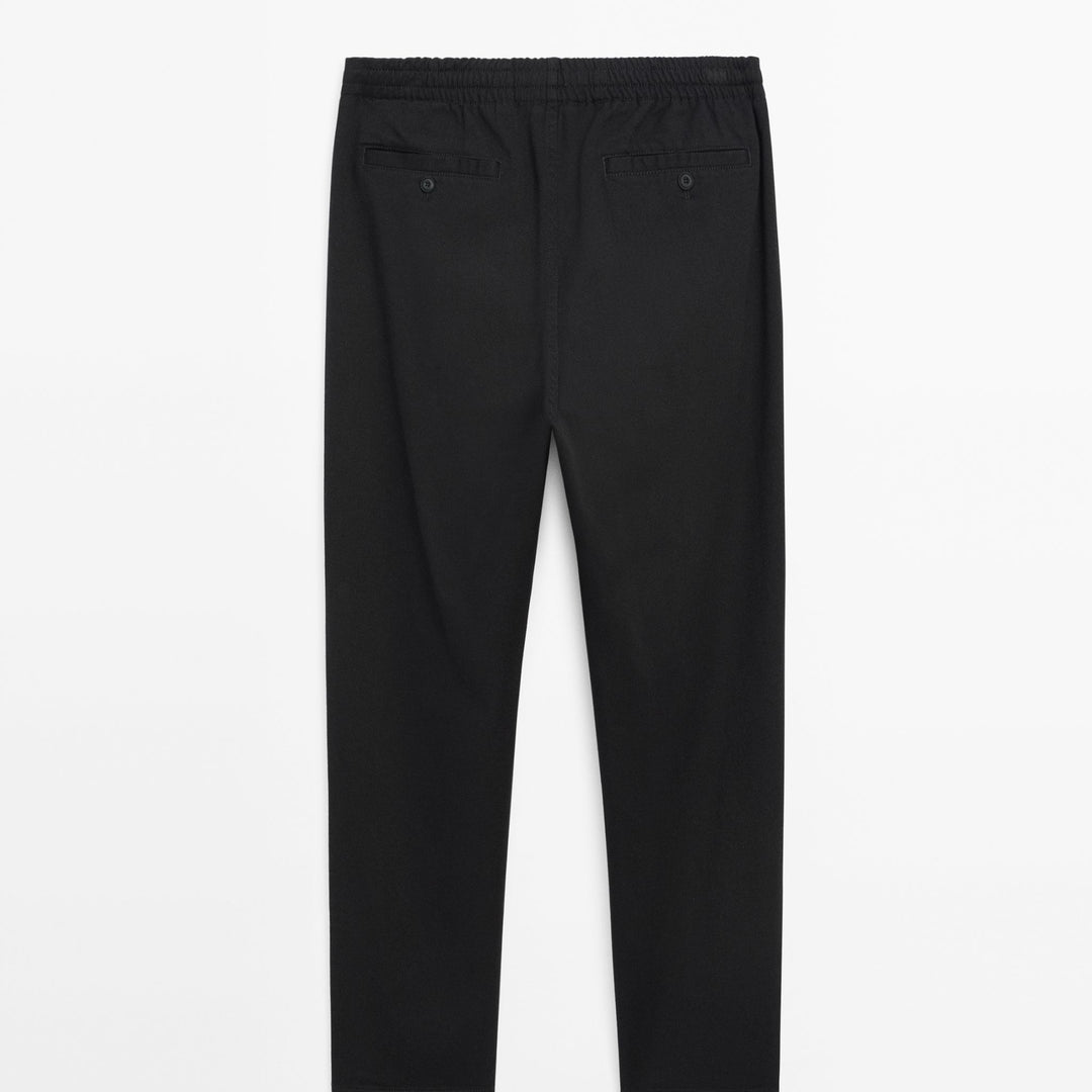 Moudda Massimo Dutti - Pantalon jogging coupe ajustée détail coutures - Tunisie 5