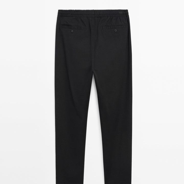 Moudda Massimo Dutti - Pantalon jogging coupe ajustée détail coutures - Tunisie 5