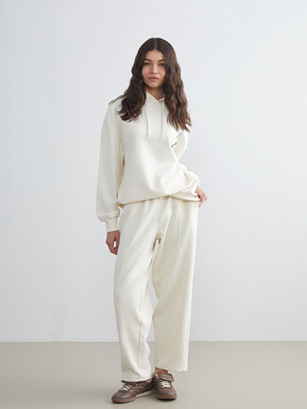 Moudda LC Waikiki - Pantalon en jersey Femme Beige clair - Tunisie 1