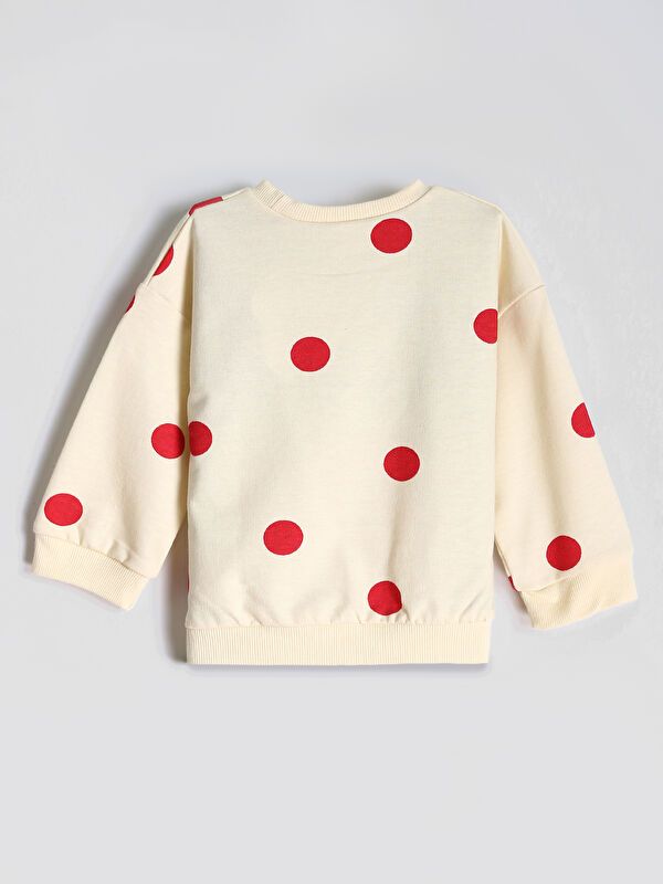 Moudda LC Waikiki - Sweatshirt en jersey sous licence Fille Imprimé écru - Tunisie 2