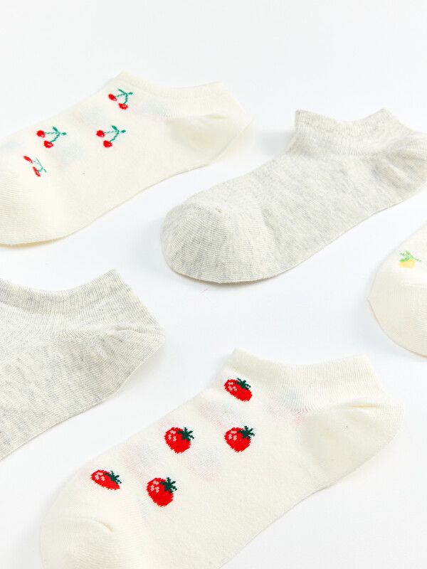 Moudda LC Waikiki - Chaussettes sneaker pour Femme couleur Écru - Tunisie 2