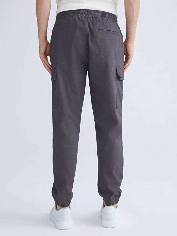 Moudda LC Waikiki - Pantalon cargo tissé Homme Anthracite - Tunisie 4