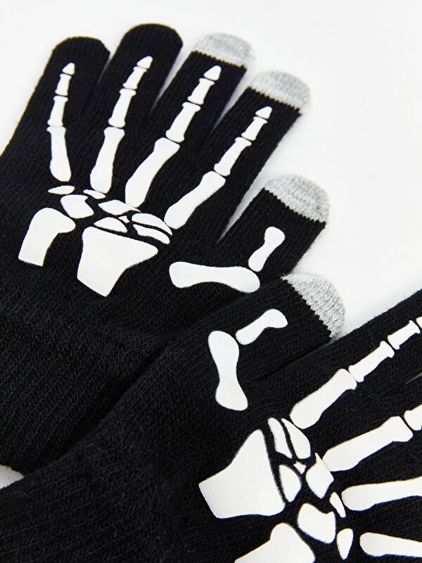 Moudda LC Waikiki - Gants tricot Garçon Noir - Tunisie 2