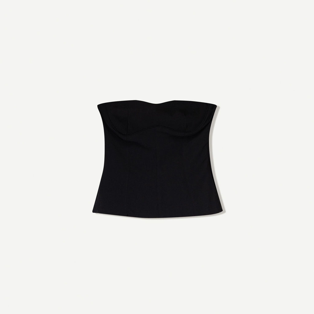 Moudda BERSHKA - Corset Bandeau Bengaline - Viscose Évasée - Tunisie 1