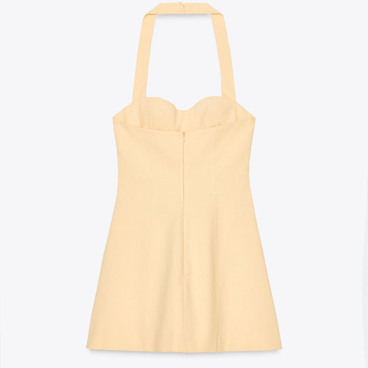 Moudda ZARA - Robe/Combinaison Courte Coton Élastique Halter - Tunisie 2