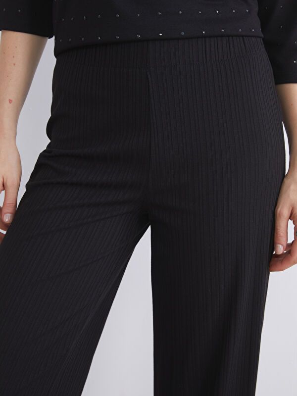 Moudda LC Waikiki - Pantalon jersey Femme Noir - Tunisie 3