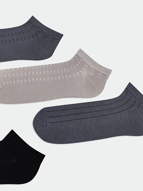 Moudda LC Waikiki - Chaussettes liner trainer (sport) pour Homme couleur Mélange teint fil - Tunisie 2