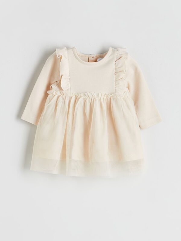 Moudda LC Waikiki - Robe en jersey manches longues Fille Nu - Tunisie 1