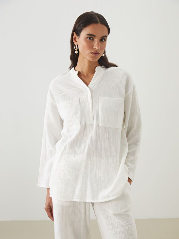 Moudda LC Waikiki - Tunique tissée à manches longues pour Femmes - Tunisie 1