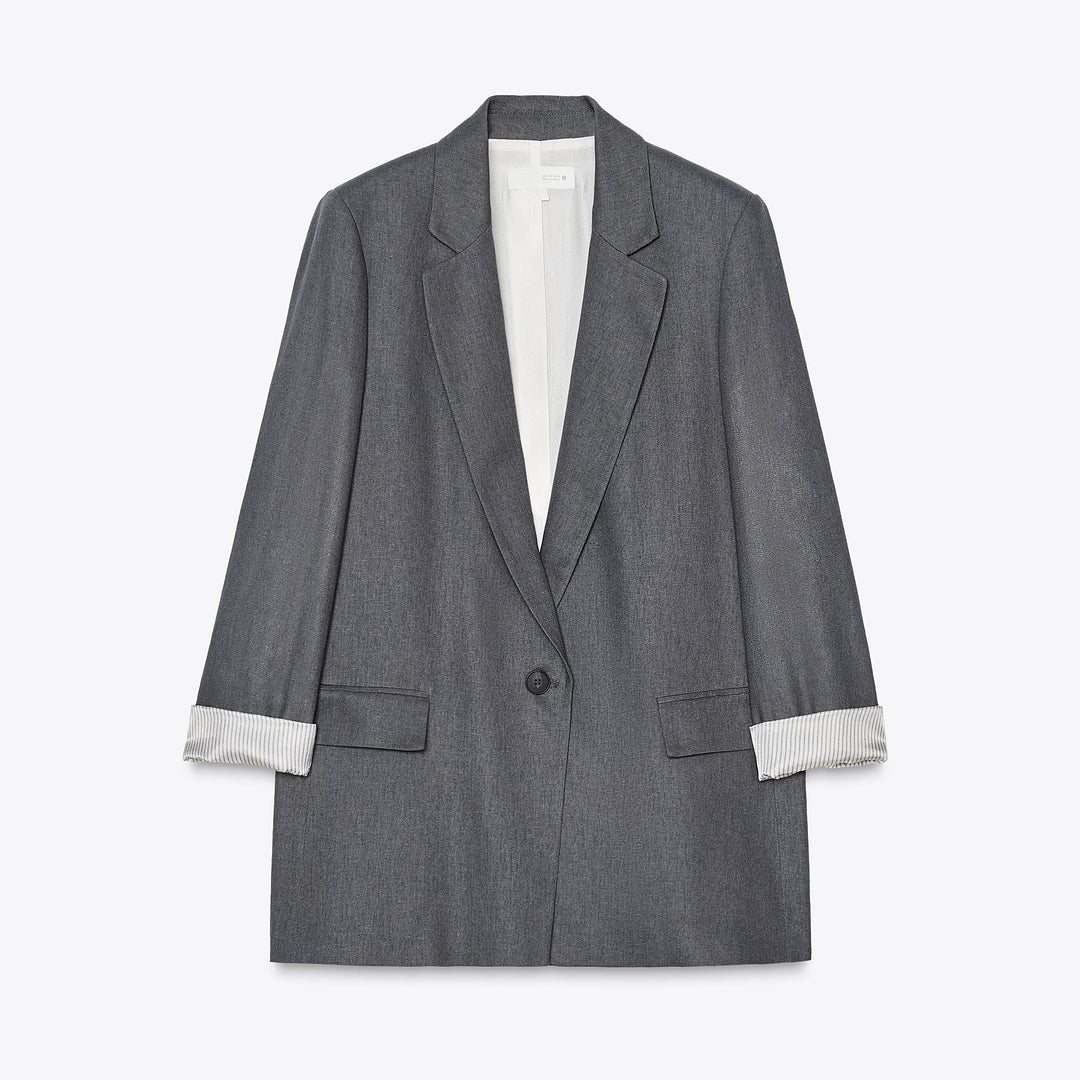 Moudda ZARA - Blazer Lin - Poignets Imprimés - Tunisie 1