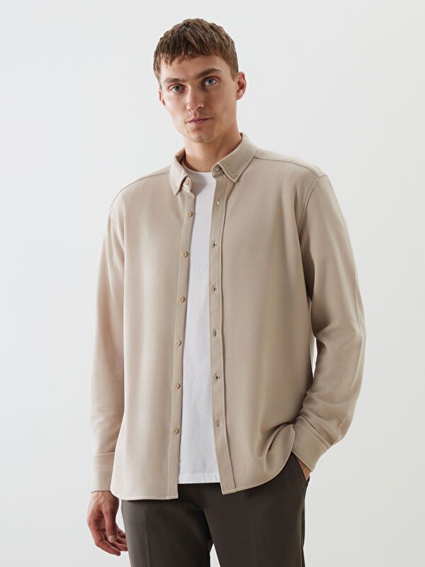 Moudda LC Waikiki - Chemise tissée à manches longues pour Hommes - Tunisie 1