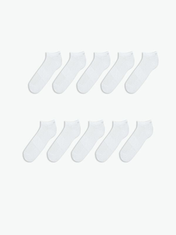Moudda LC Waikiki - Chaussettes liner trainer (sport) pour Homme couleur Blanc brillant - Tunisie 1