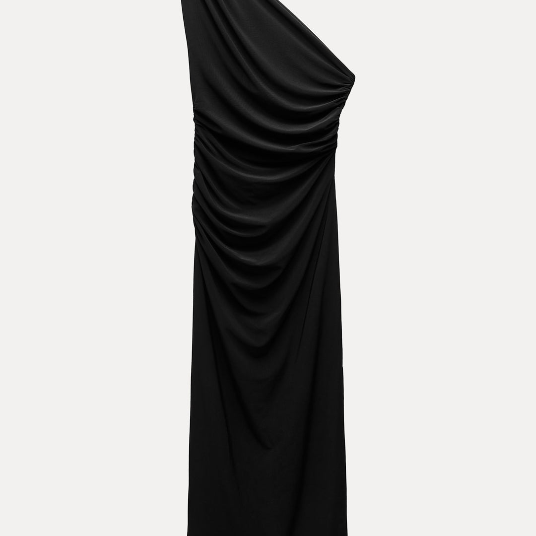 Moudda ZARA - Robe Midi Asymétrique à Fronces - Tunisie 2
