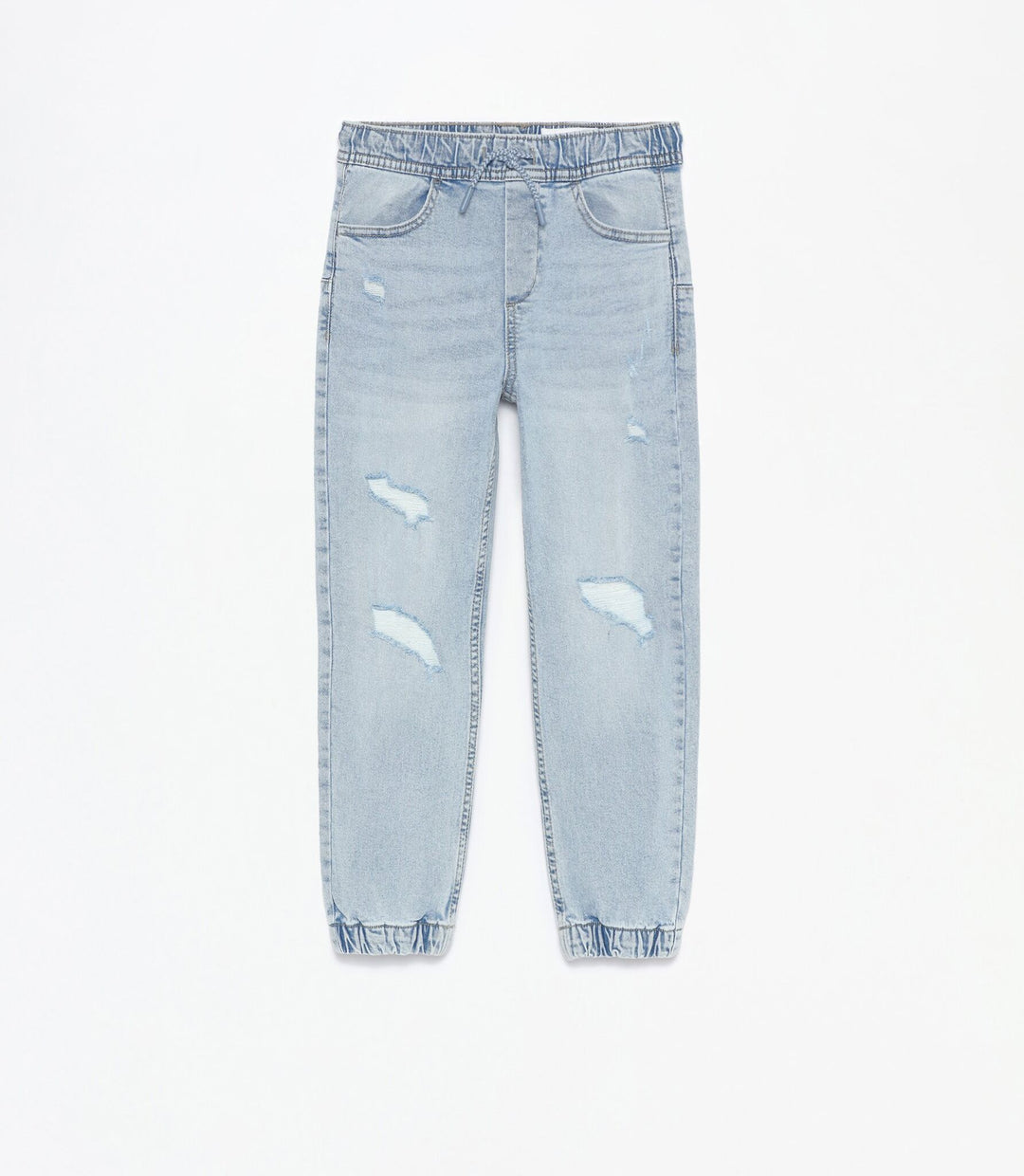 Moudda Lefties - Pantalon Jogger Denim Fantaisie - Effet Déchiré - Tunisie 1