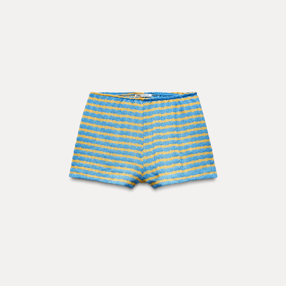 Moudda ZARA - Short Jacquard Rayé (Ensemble) - Tunisie 2