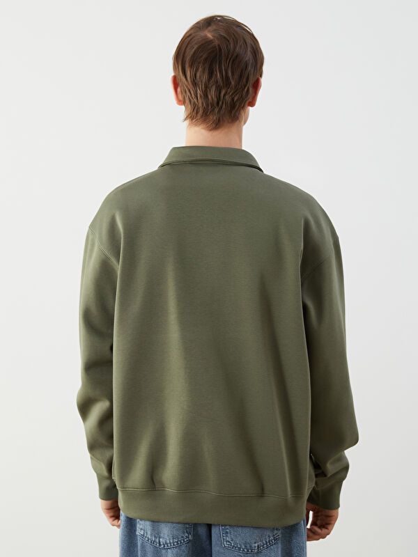 Moudda LC Waikiki - Sweatshirt en jersey Homme Kaki - Tunisie 4