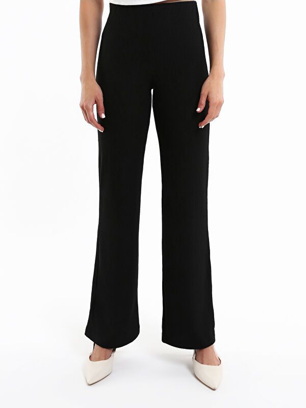 Moudda LC Waikiki - Pantalon en jersey Femme Noir - Tunisie 2