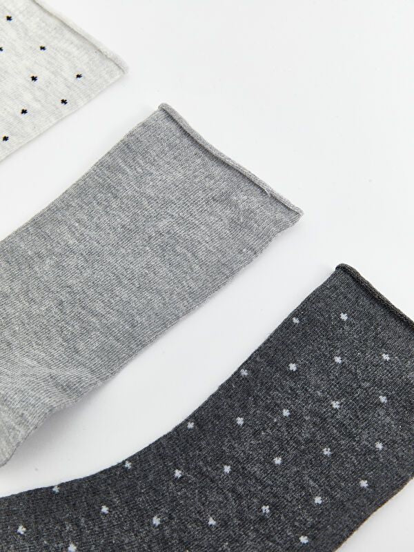 Moudda LC Waikiki - Chaussettes courtes Femme Mélange de gris - Tunisie 2