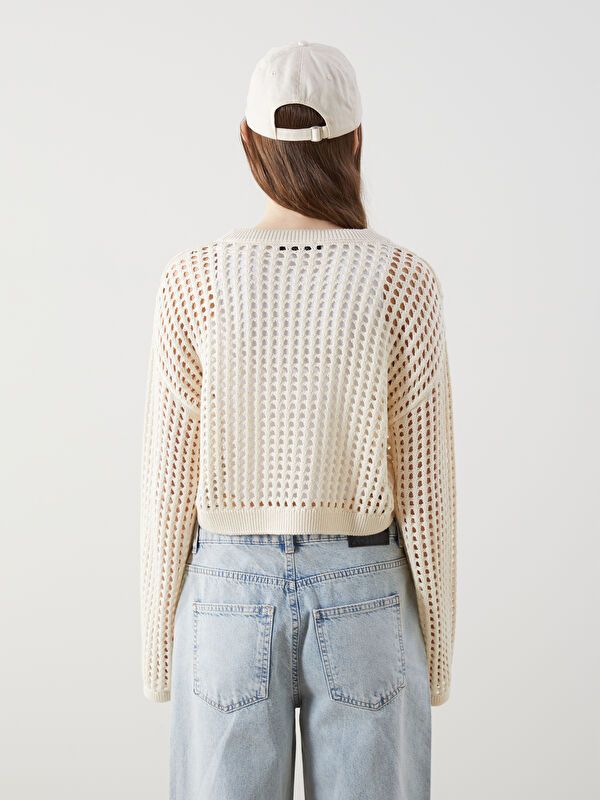 Moudda LC Waikiki - Pull en tricot Femme Ecru - Tunisie 4