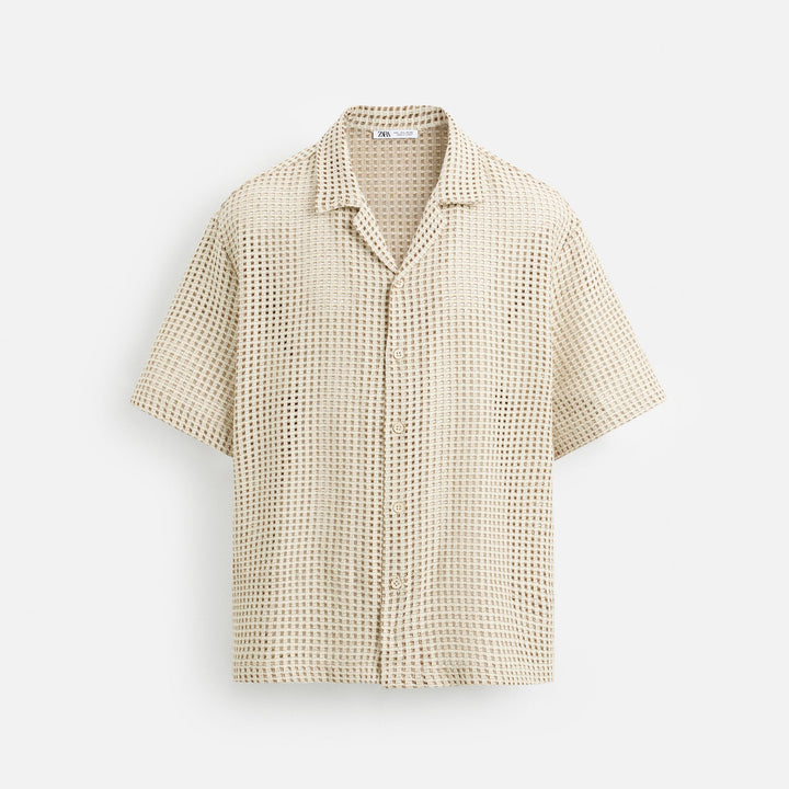 Moudda ZARA - Chemise Jacquard - Carreaux - Tunisie 1