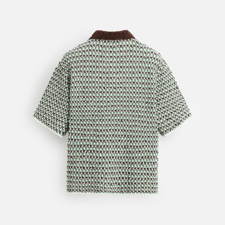 Moudda ZARA - Polo Manches Courtes - Jacquard & Boutons (Calor) - Tunisie 2