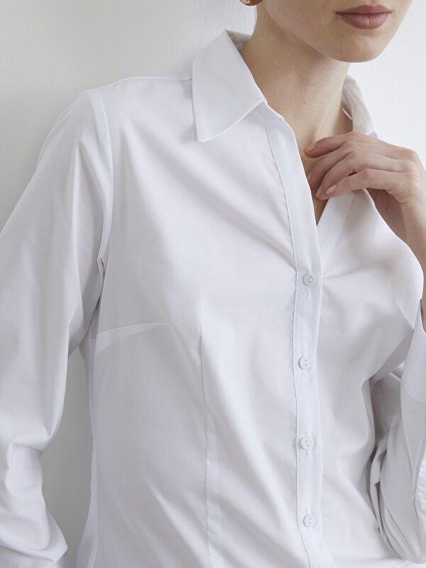 Moudda LC Waikiki - Chemise manches longues en tissu pour Femme - Tunisie 3