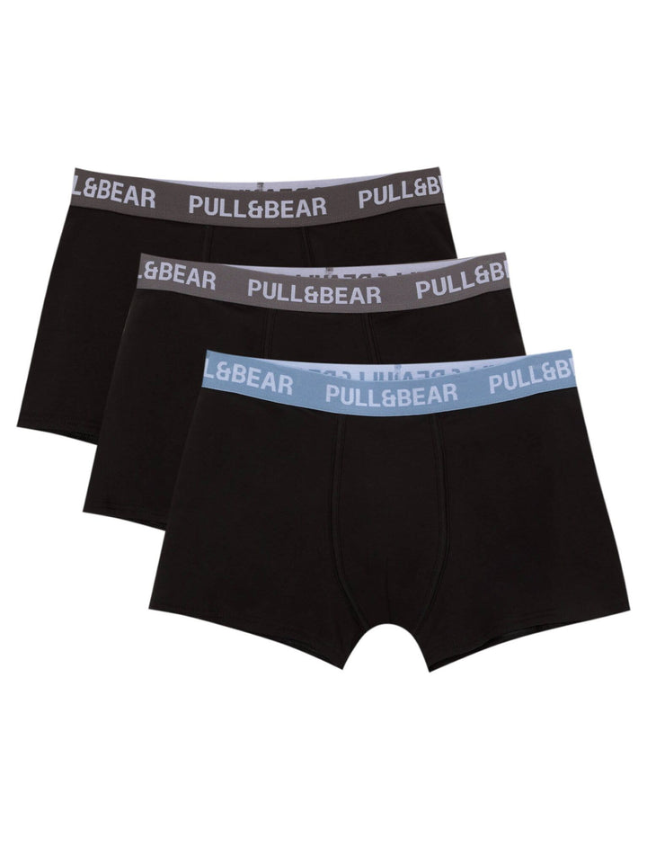 Moudda PULL & BEAR - Boxer - Carreaux (Blanc/Marine/Noir) - Tunisie 1