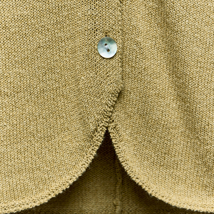 Moudda ZARA - Gilet col en V boutons qualité fine en lin - Tunisie 3