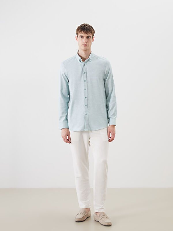 Moudda LC Waikiki - Chemise tissée à manches longues pour Hommes - Tunisie 2