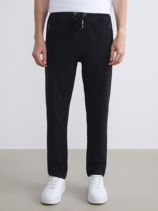 Moudda LC Waikiki - Pantalon jersey basique Homme Noir - Tunisie 2