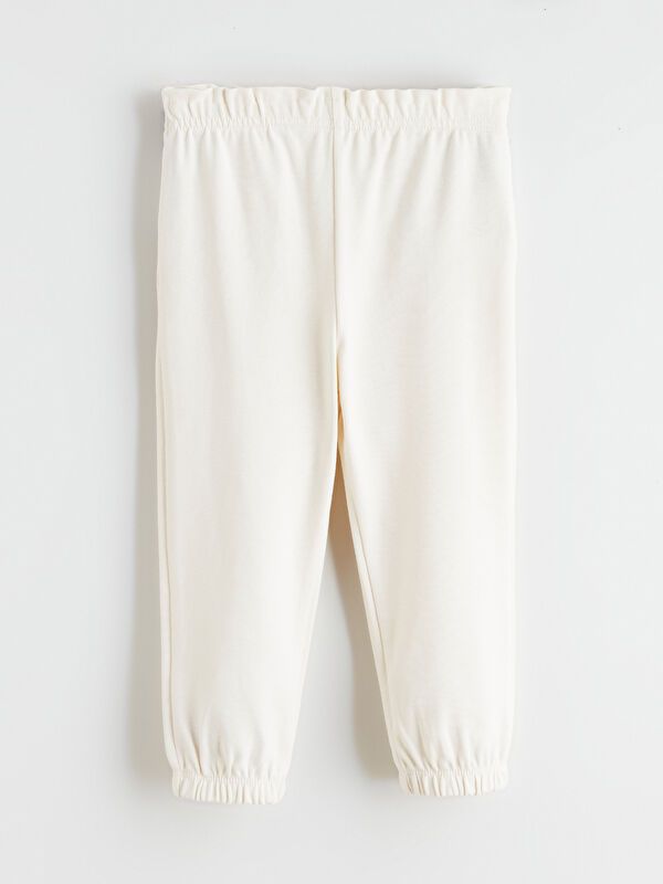 Moudda LC Waikiki - Ensemble en jersey couleur Crème pour filles - Tunisie 7