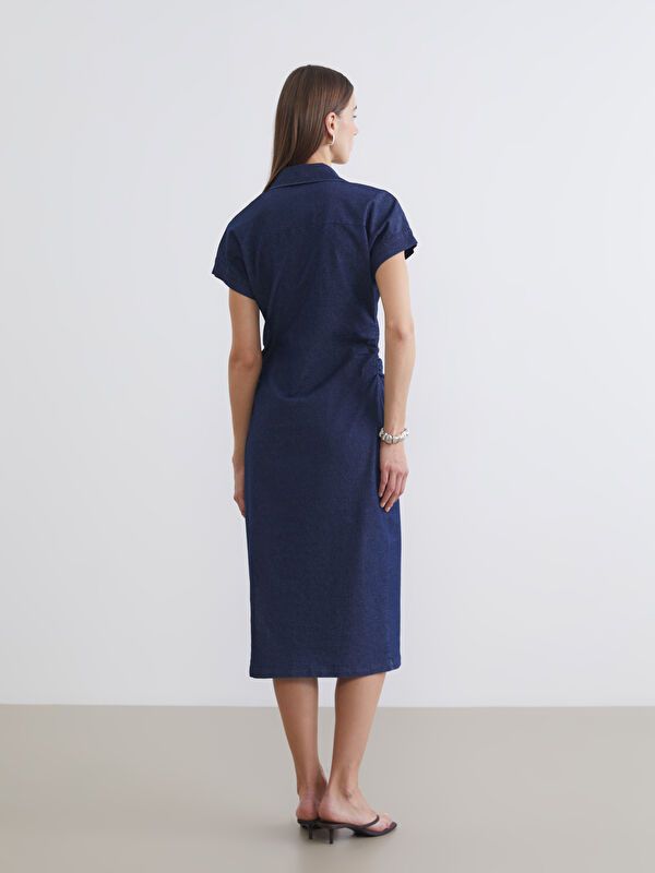 Moudda LC Waikiki - Robe en denim manches courtes - Tunisie 4