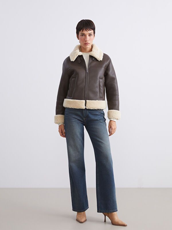 Moudda LC Waikiki - Manteau en cuir PU lourd pour Femmes - Tunisie 2