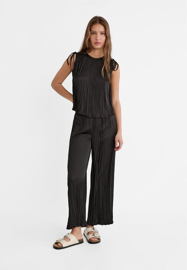 Moudda STRADIVARIUS - Top Sans Manches avec Nœud Sea - Tunisie 3