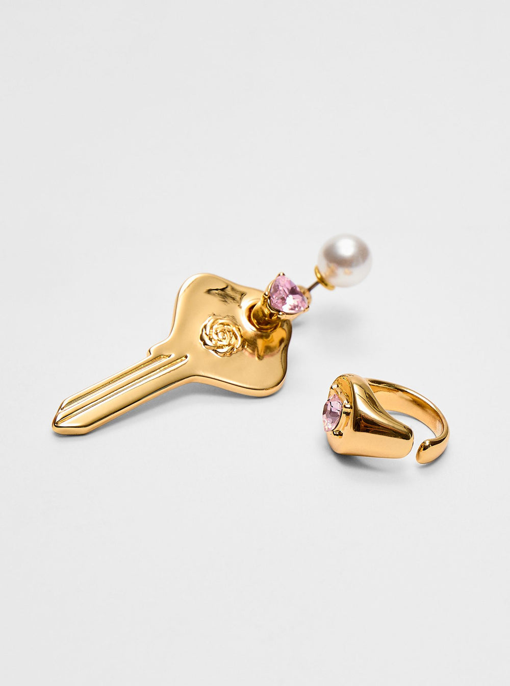 Moudda STRADIVARIUS - Lot de 2 Boucles d'Oreilles Rodeo Rose - Tunisie 2