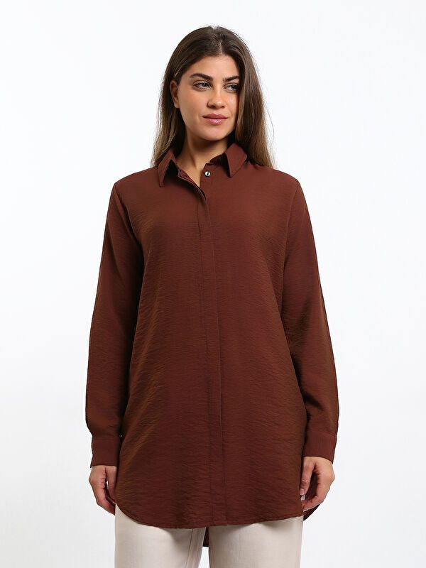 Moudda LC Waikiki - Tunique tissée cv à manches longues pour Femmes - Tunisie 1