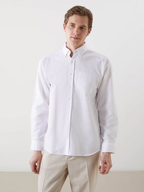 Moudda LC Waikiki - Chemise tissée à manches longues pour Hommes - Tunisie 1