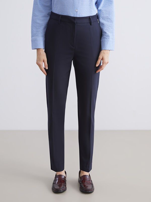 Moudda LC Waikiki - Pantalon tissé moyen Femme Marine - Tunisie 2