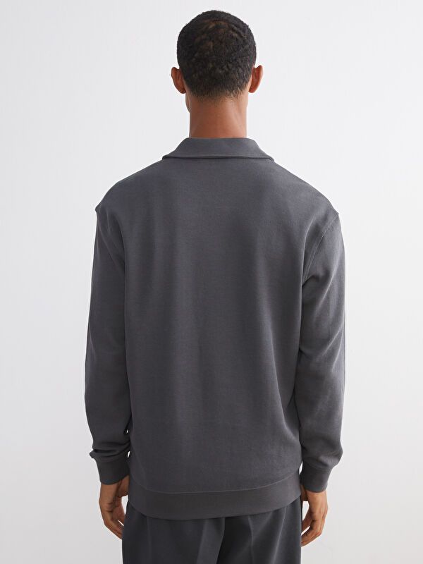 Moudda LC Waikiki - Sweatshirt en jersey couleur Anthracite pour hommes - Tunisie 4