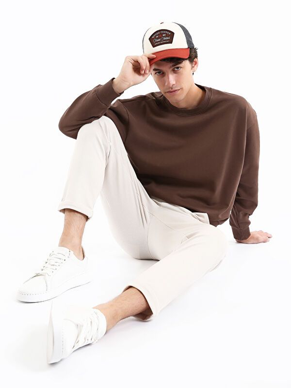 Moudda LC Waikiki - Sweatshirt en jersey Homme Brun - Tunisie 2