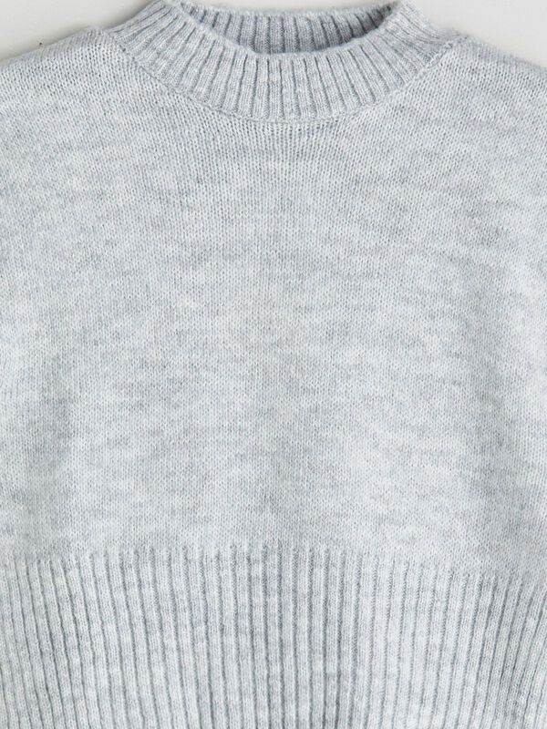 Moudda LC Waikiki - Pull tricot sans manches Fille Mélange de gris - Tunisie 2